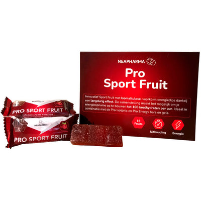 Neapharma Neapharma reep Sport Fruit framboos doosje met 15 repen