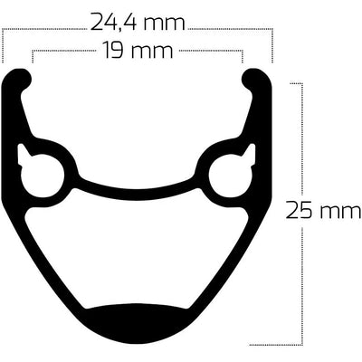 Bobike ryde velg andra 20 27,5 584 32g 14g disc alu zwart