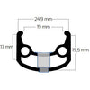 Bobike Ryde Velg Sputnik 28 622 36G 14G CNC nero