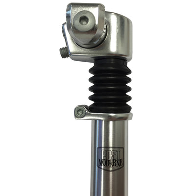 Post di sedili salva 27,2 x 310 mm in argento in alluminio