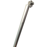 seat post fixed 26.6 x 600 mm aluminum silver - afbeelding 1
