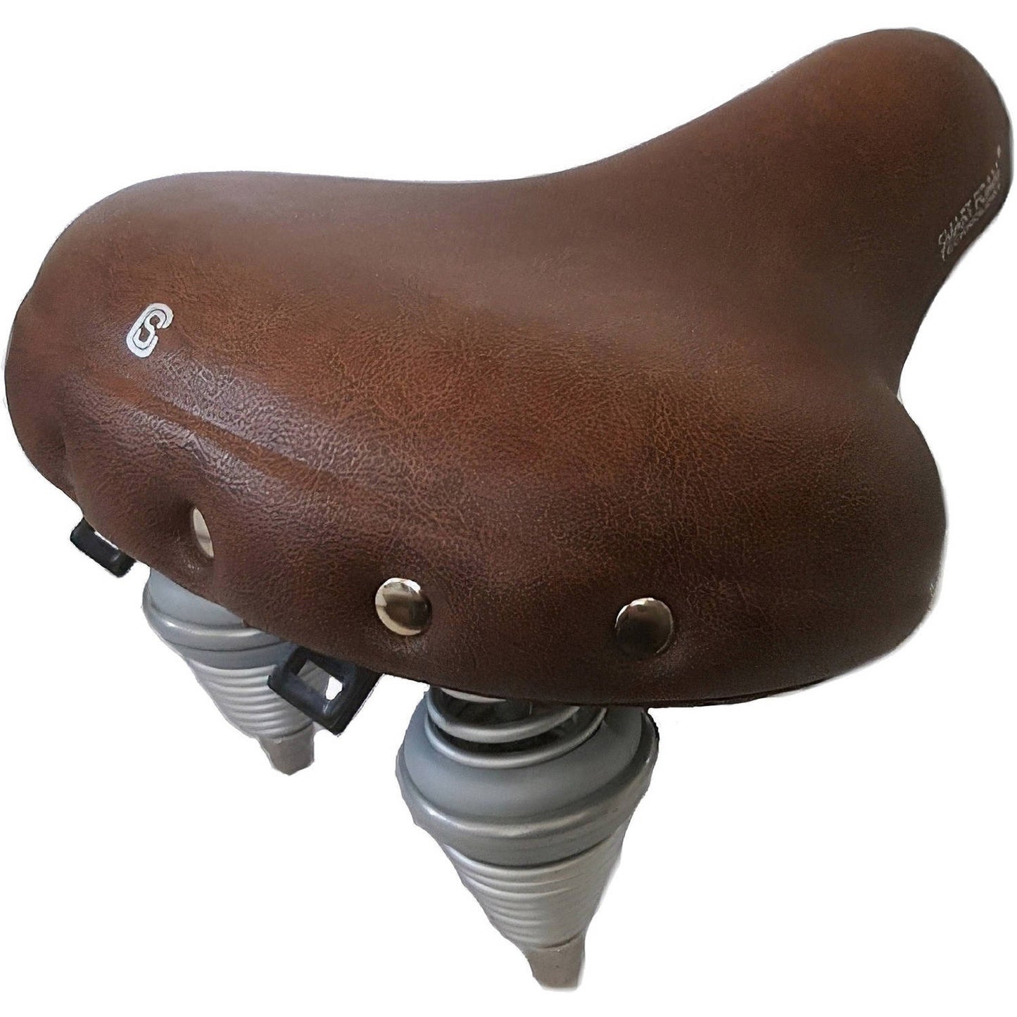 Selle Comfort Comfort Saddle Retro XL sin espuma de memoria STRAP marrón