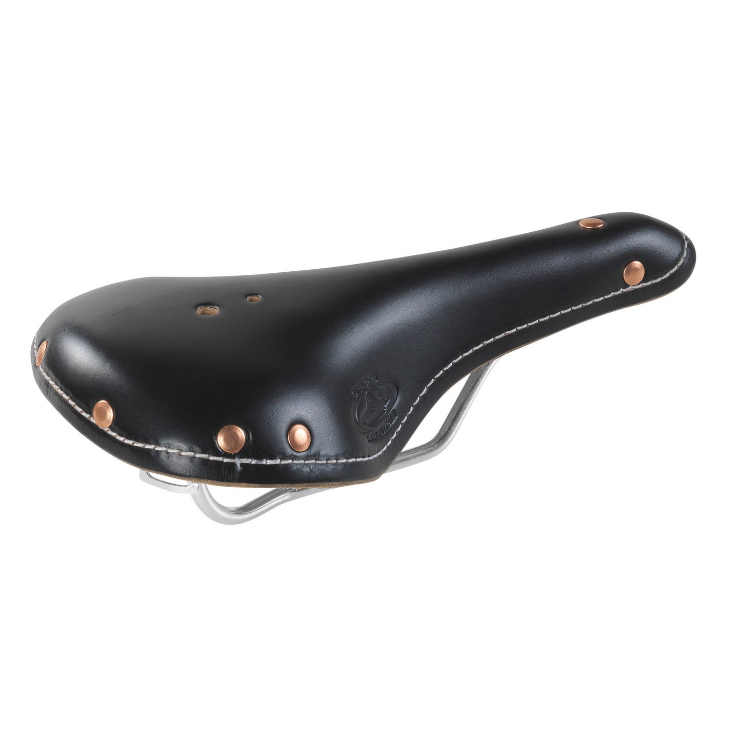 Selle monte grappa monte grappa zadel old frontiers sport leer zwart