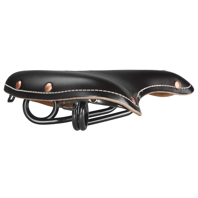 Monte grappa zadel old frontiers classic leer zwart