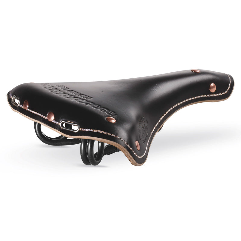 Monte grappa zadel oxford club sport leer zwart