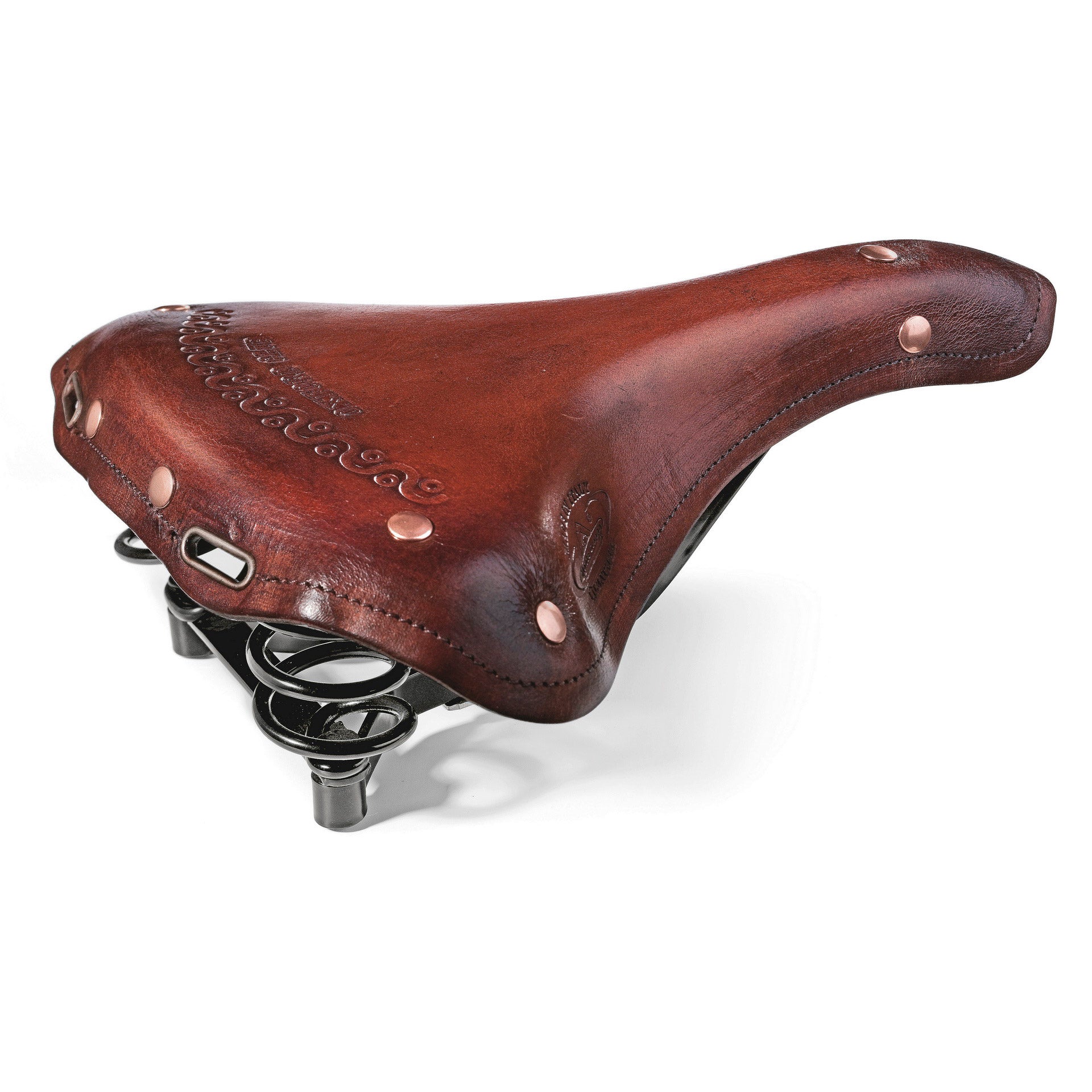 SELLE Monte Grappa Set Charleston Oxford D-Bruin in pelle a 3 pezzi