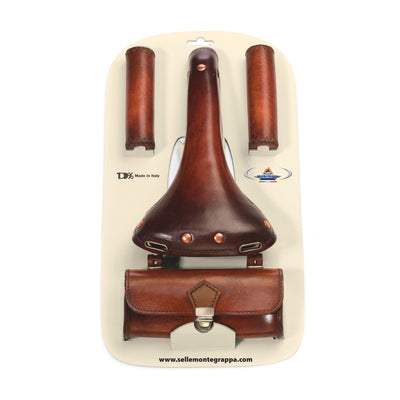 SELLE MONTE GRAPPA SET CHARLESTON SPORTING D-BRUIN de 3 piezas de 3 piezas