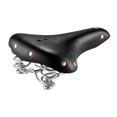 Monte Grappa Saddle Soft Leather Black