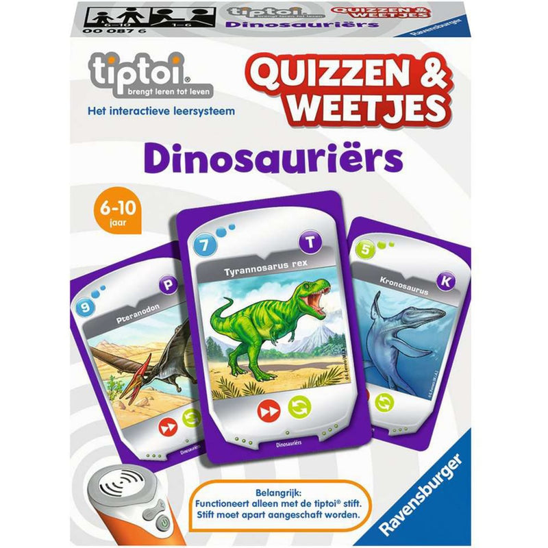 RAVENSBURGER Tiptoi interrogazioni fatti dei dinosauri