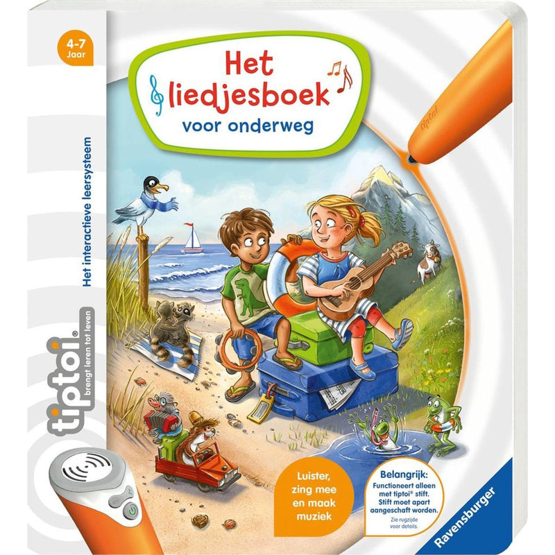 RAVENSBURGER Tiptoi Book Songs per onderweg