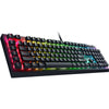 Razer blackwidow v4 x, gaming toetsenbord (zwart, us lay-out, green, rgb leds, doubleshot abs)