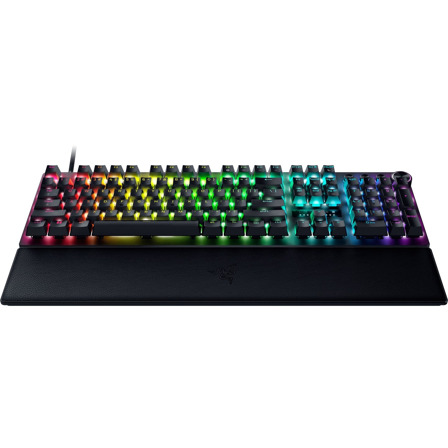 Razer huntsman v3 pro rgb mechanisch gaming toetsenbord (zwart, us lay-out (qwerty), analog optical gen 2, 100%, double-shot pbt)