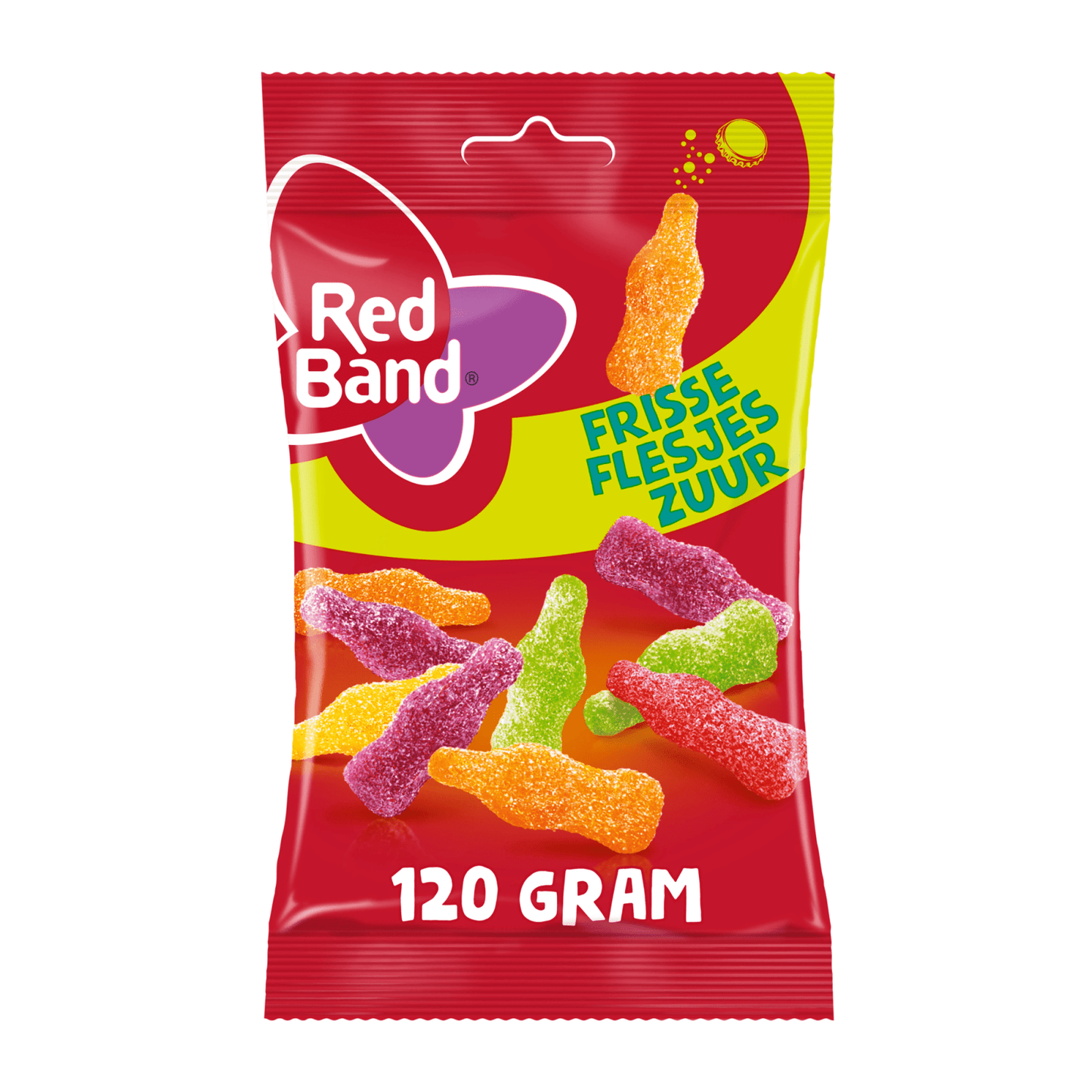 Bottiglie fresche di acido fascia rossa (12x120gr)