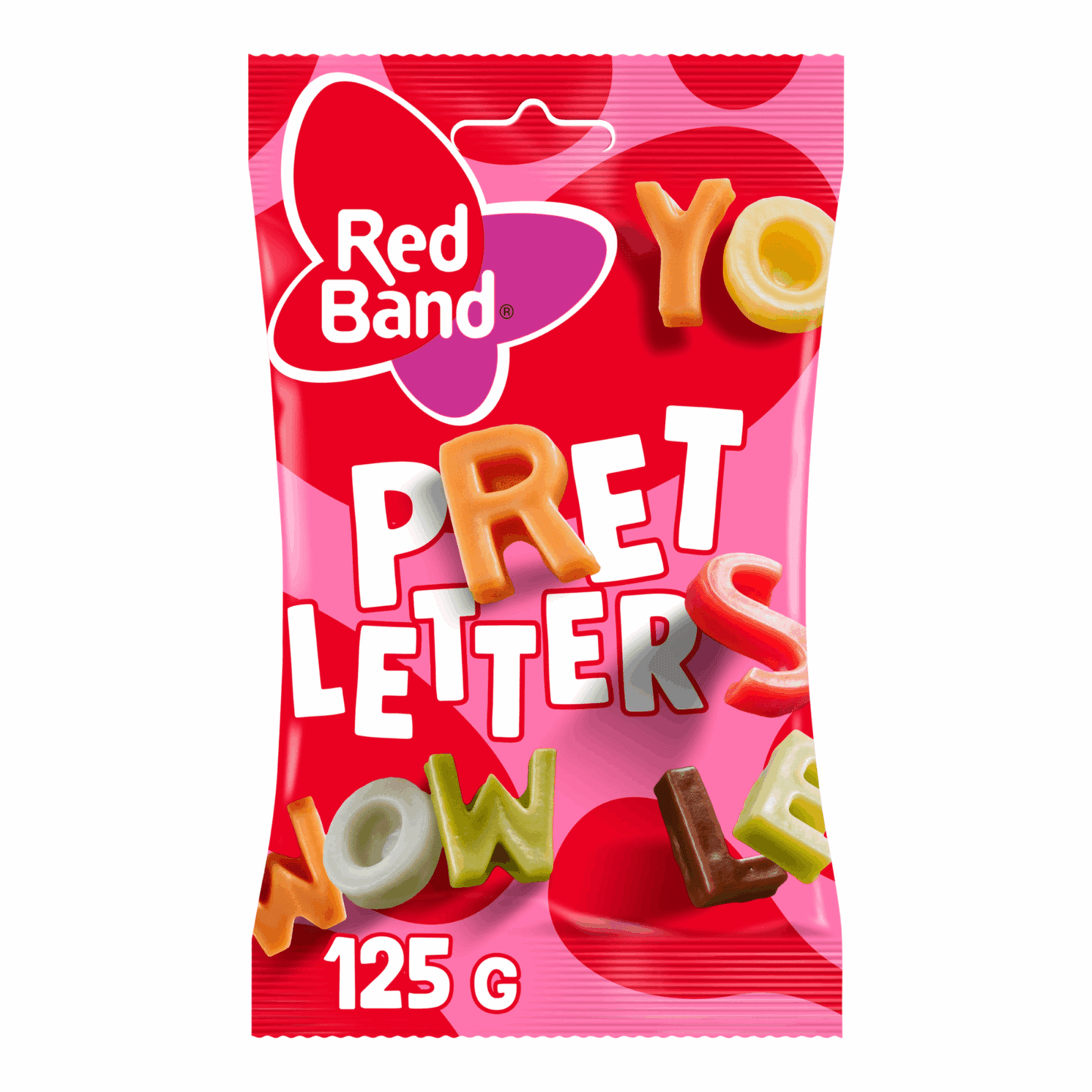 Red band pretletters zakje (12x 125g)