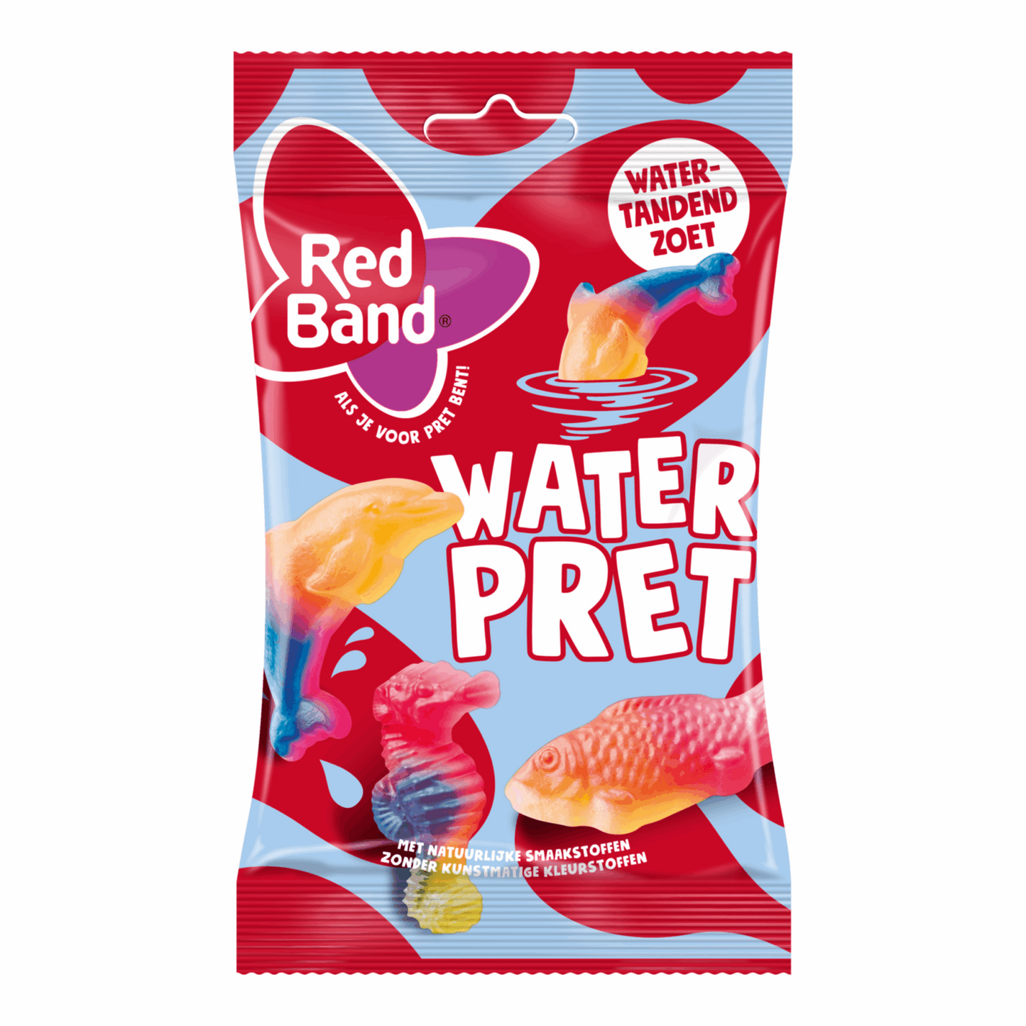 Bolsa de diversión acuática con banda roja (12x 125 g)