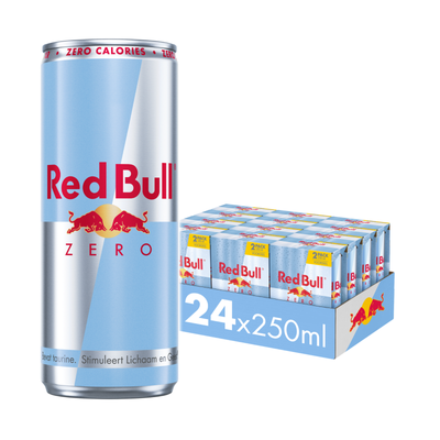 Bebida energética Red Bull zero lata 250ml (paquete de 12x 2)