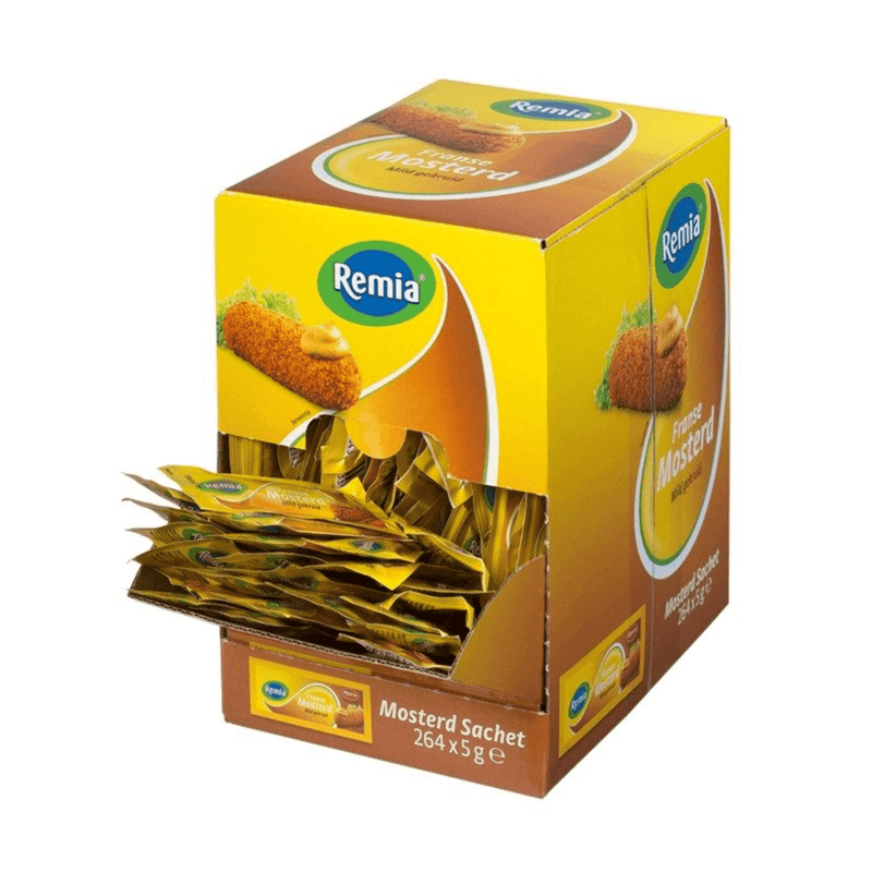Sobres de mostaza Remia (264x 5gr)