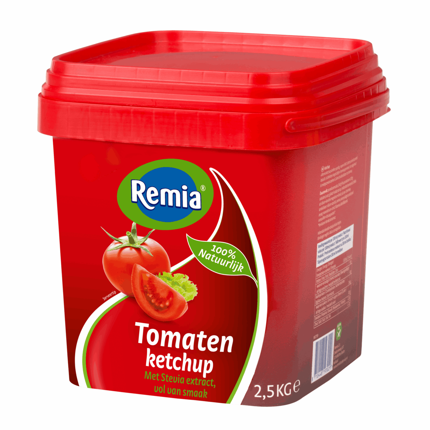 Secchio quadrato per ketchup Remia (2,5 kg)