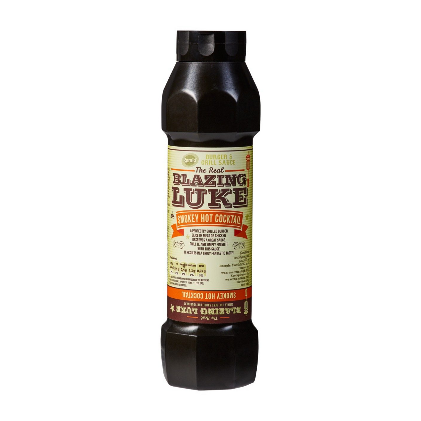 Remia salsa grill per hamburger Blazing Luke Smokey Hot Cocktail (800 ml)