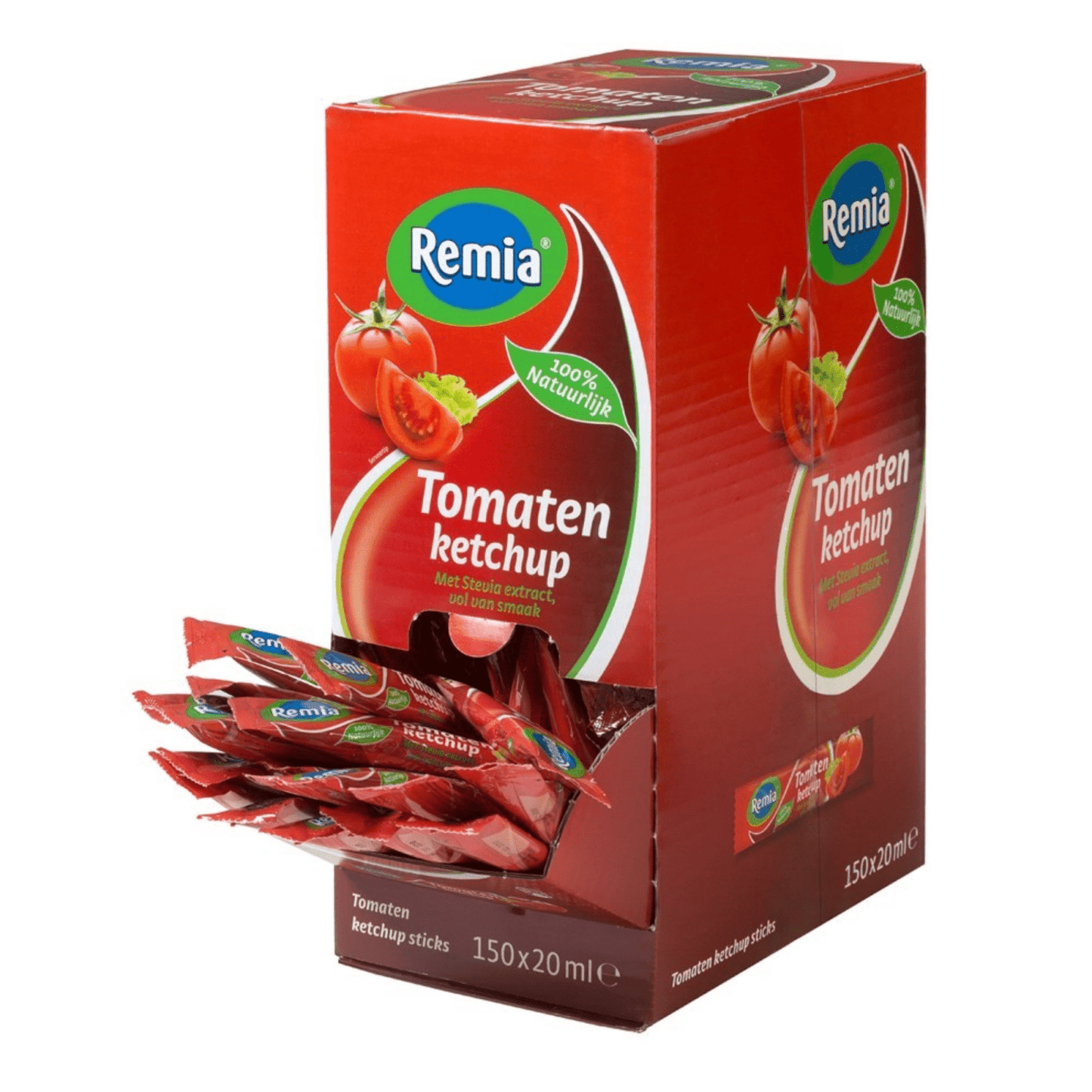 Sticks de ketchup de tomate Remia (150x 20ml)