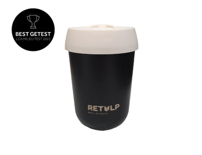 Tazza da caffè Retulp Nero Gesso Bianco
