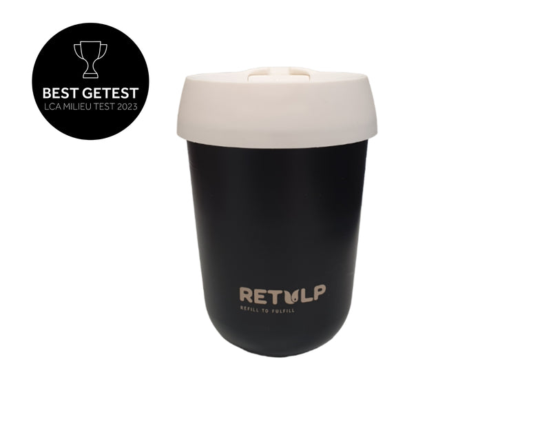 Tazza da caffè Retulp Nero Gesso Bianco