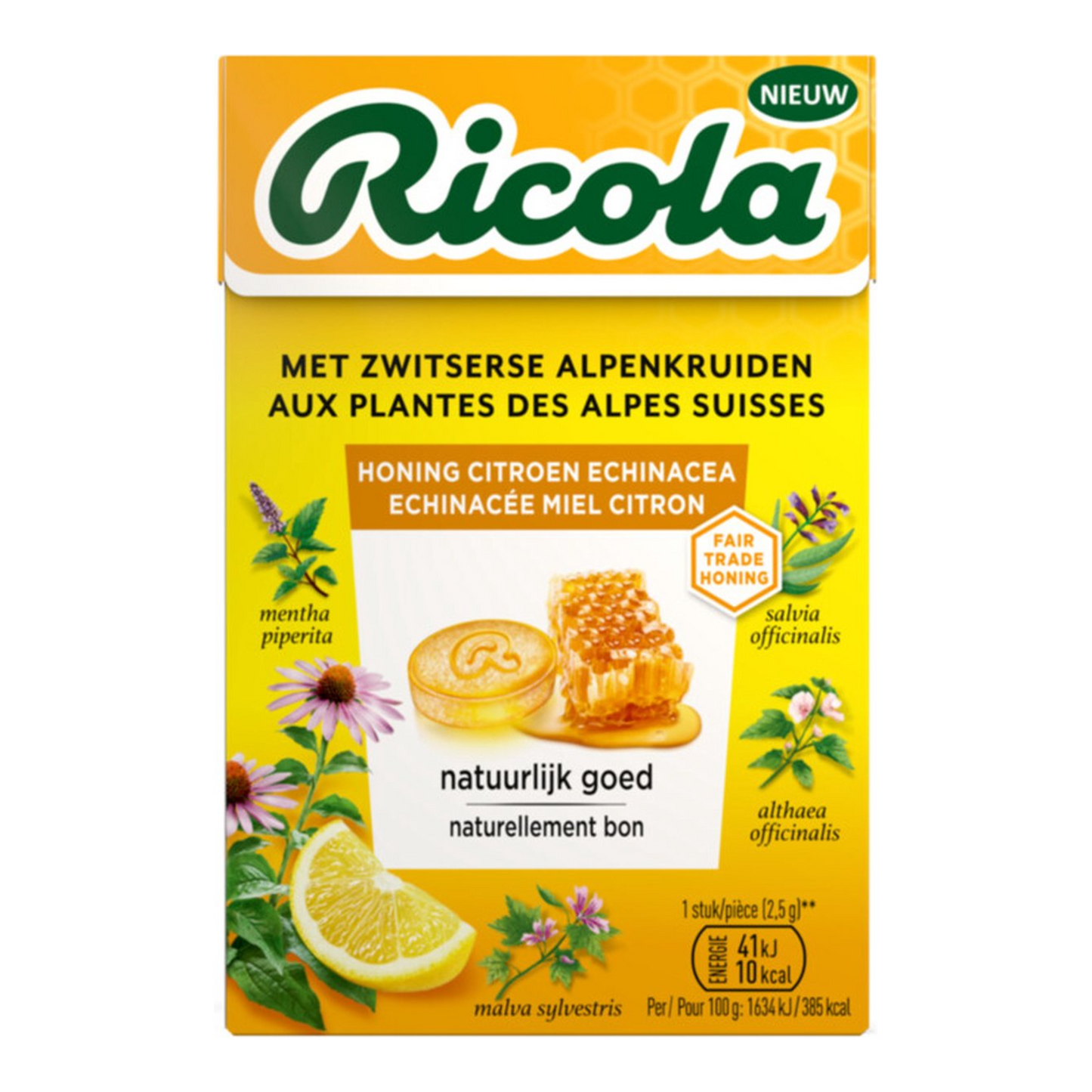 Ricola miele limone echinacea (20x 50gr)