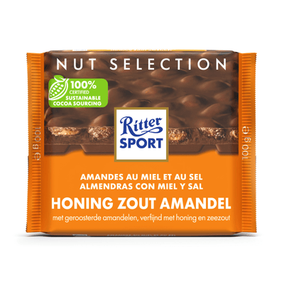 Ritter sport honing zout amandel (11x 100gr)