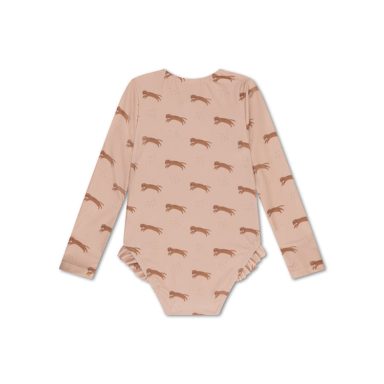 Roamer | abita da bagno UV per ragazze beige con maniche lunghe