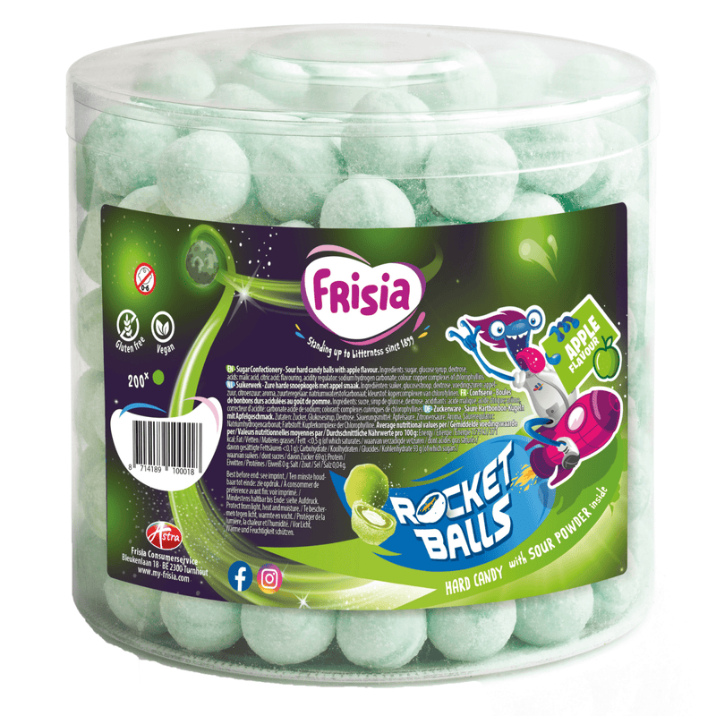 Frisia bolas de rúcula bolas agrias manzana (200 piezas)
