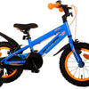 Bicycle per bambini rocciosi di Vlatare - Boys - 14 pollici - Blu - Freni a due mani