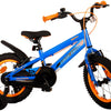 Bicycle per bambini rocciosi di Vlatare - Boys - 14 pollici - Blu - Freni a due mani