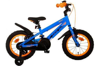 Bicicleta para niños Rocky Rocky - Niños - 14 pulgadas - Azul - Dos frenos de mano