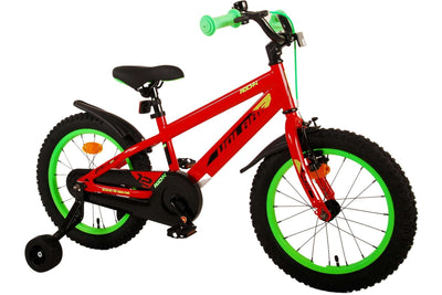 Bicycle per bambini rocciosi di Vlatare - Ragazzi - 16 pollici - ROSSO