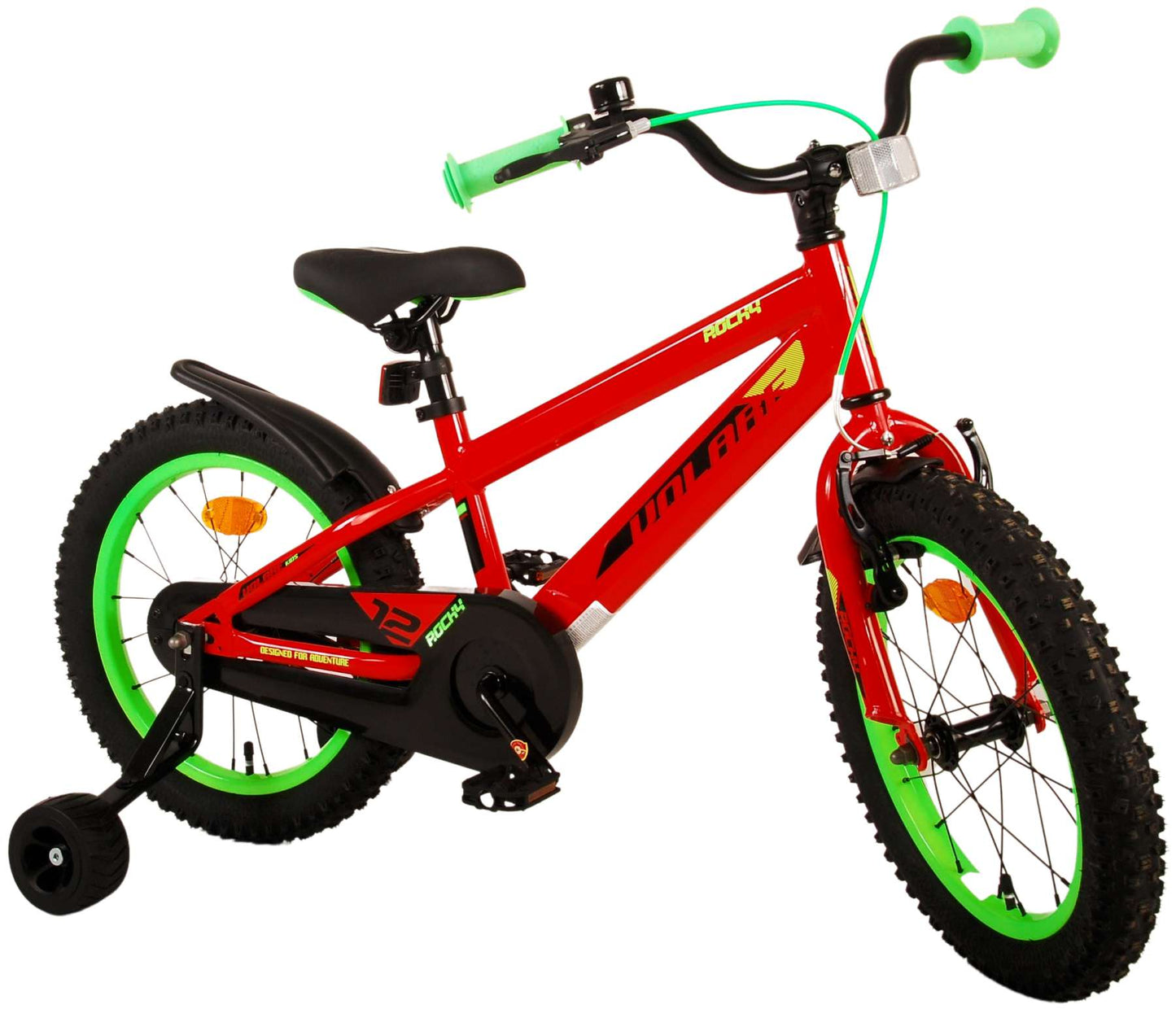 Bicycle per bambini rocciosi di Vlatare - Ragazzi - 16 pollici - ROSSO