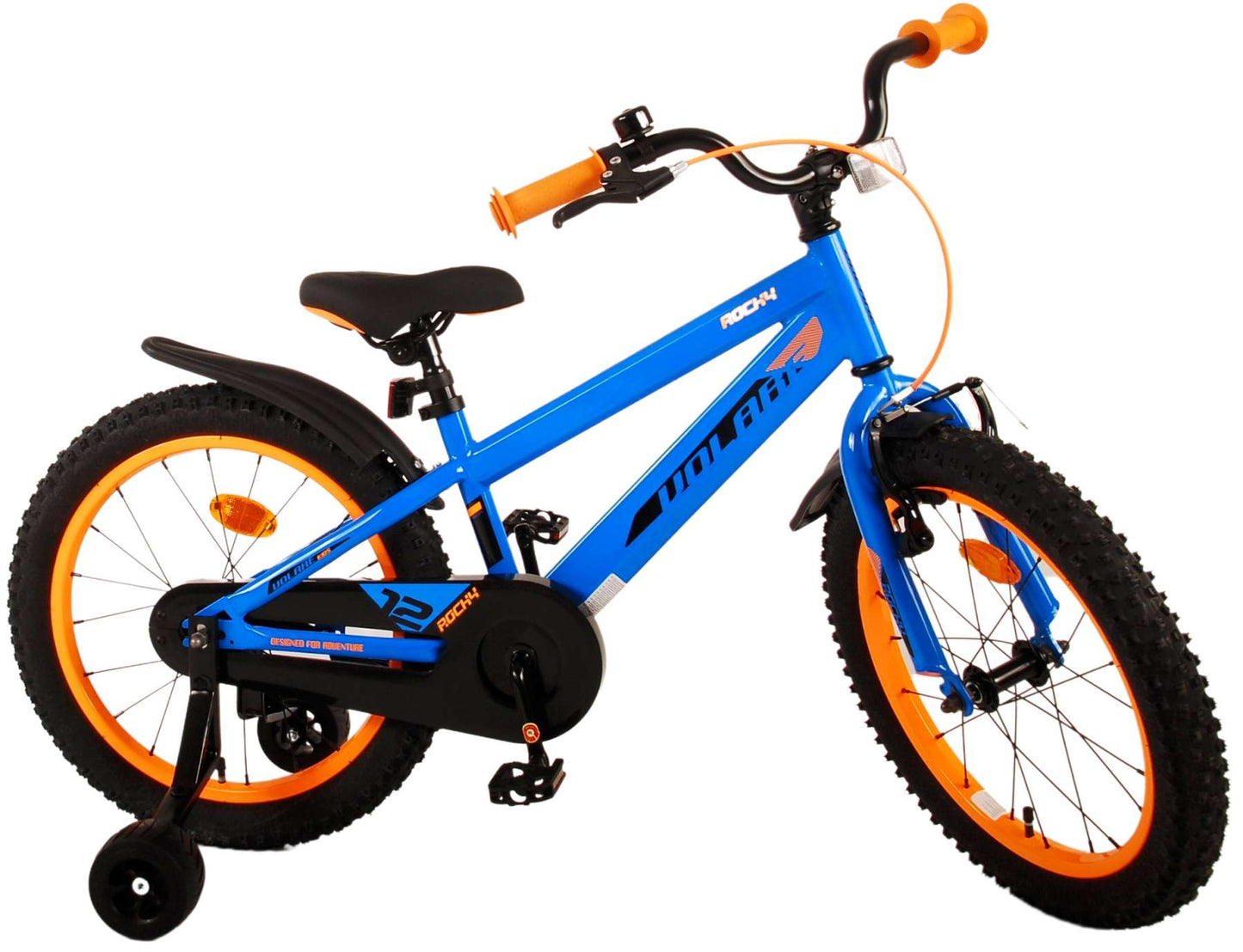 Bicycle per bambini rocciosi di Vlatare - ragazzi - 18 pollici - blu