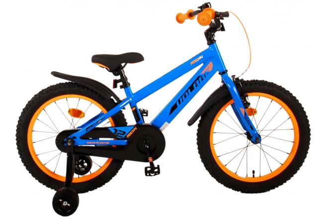 Bicycle per bambini rocciosi di Vlatare - ragazzi - 18 pollici - blu