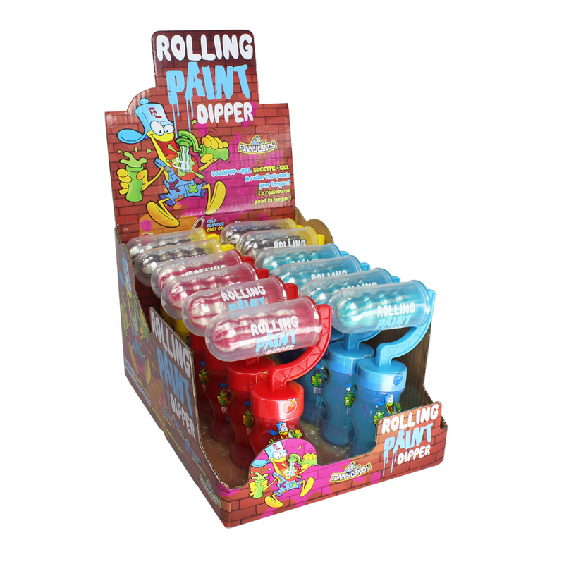 Divertenti caramelle che rotolano mestolo di vernice pop (12 pezzi)