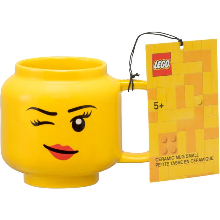 Room Copenhagen tazza in ceramica LEGO con testa di ragazza ammiccante, argilla