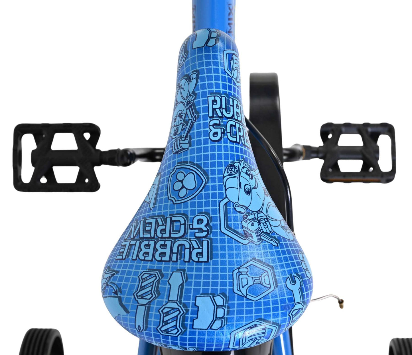 Bicicletta per bambini Rubble Crew - ragazzi - 14 pollici - blu - due freni a mano