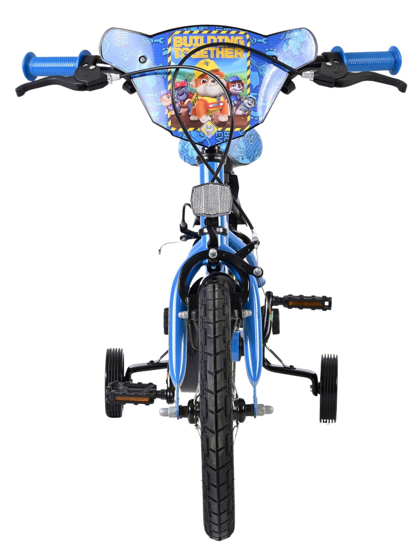 Bicicletta per bambini Rubble Crew - ragazzi - 14 pollici - blu - due freni a mano