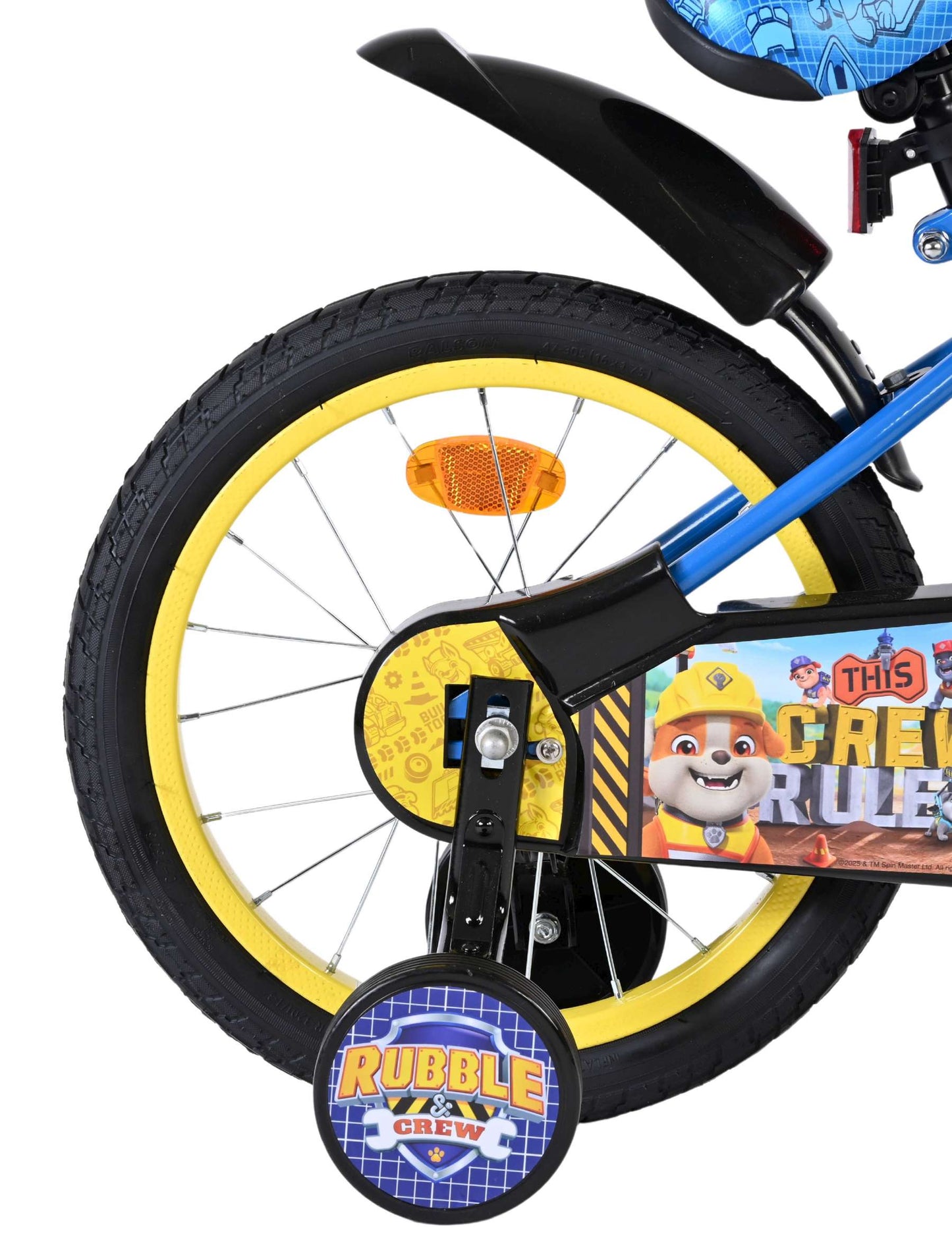 Bicicleta para niños Rubble Crew - chicos - 16 pulgadas - azul