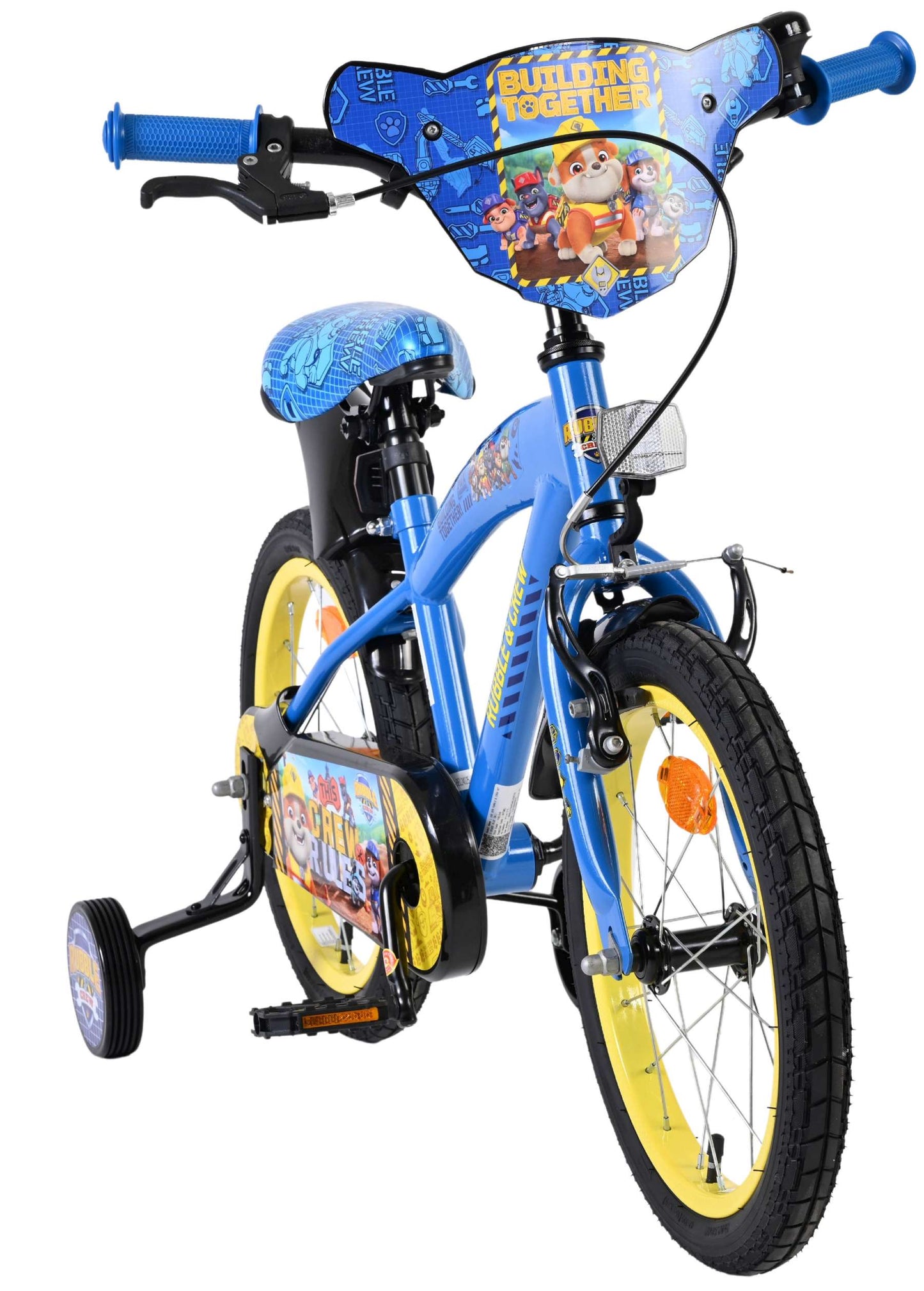 Bicicleta para niños Rubble Crew - chicos - 16 pulgadas - azul