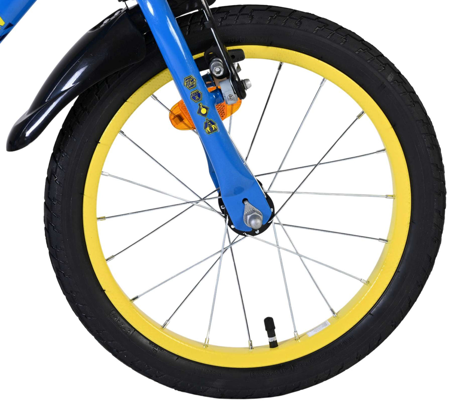 Rubble crew kinderfiets - jongens - 16 inch - blauw - twee handremmen