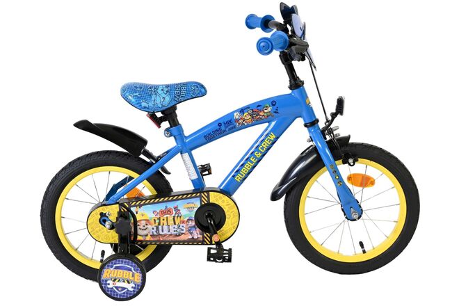 Rubble Crew - Bicicleta para niños - Chicos - 14 pulgadas - Azul