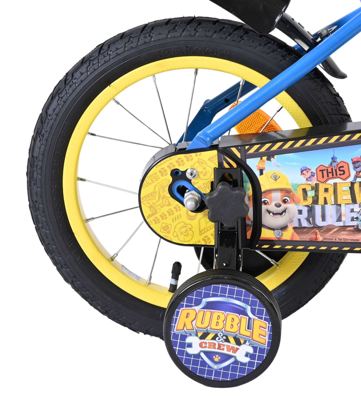 Rubble Crew - Bicicleta para niños - Chicos - 14 pulgadas - Azul