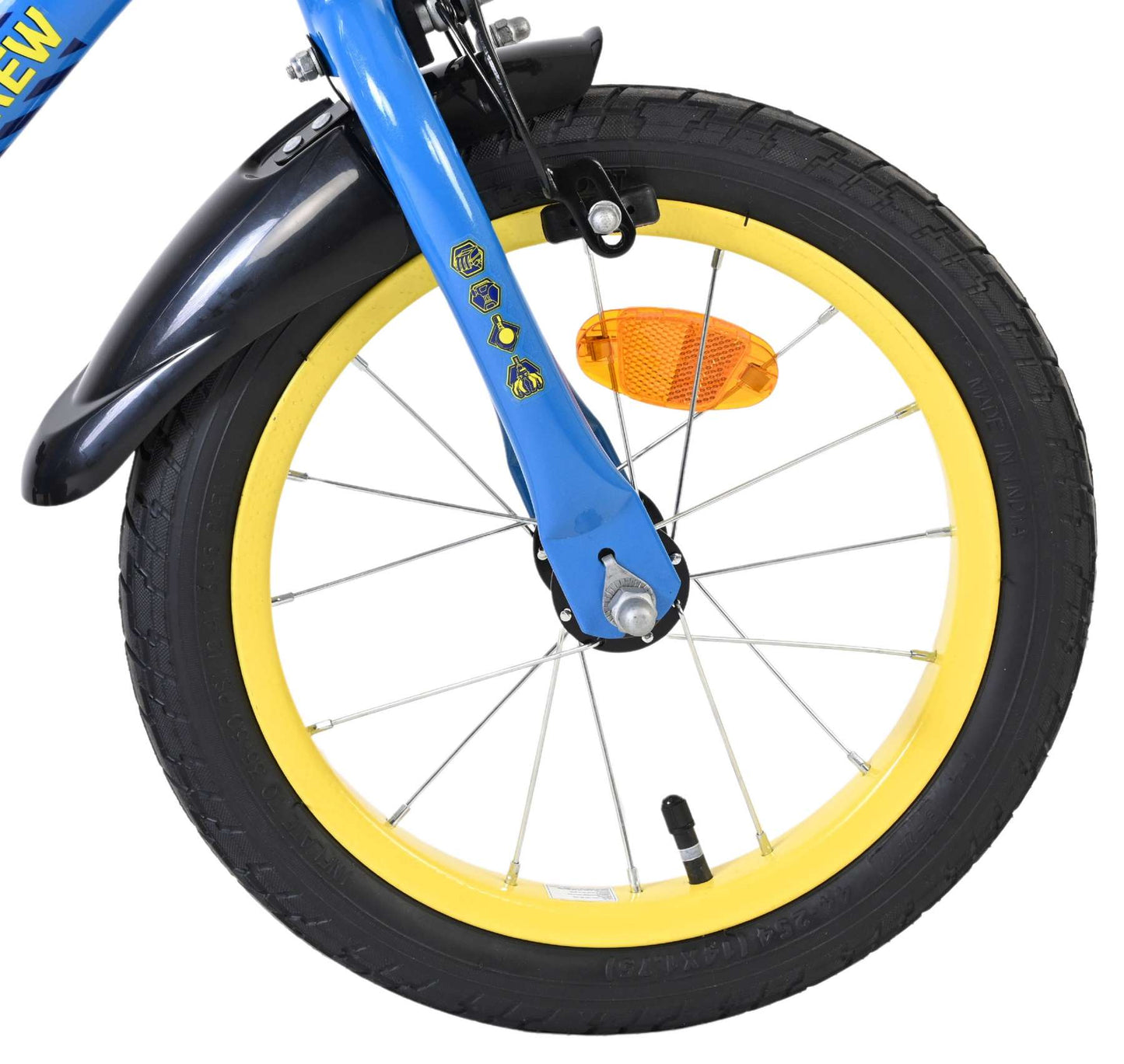 Rubble Crew - Bicicleta para niños - Chicos - 14 pulgadas - Azul