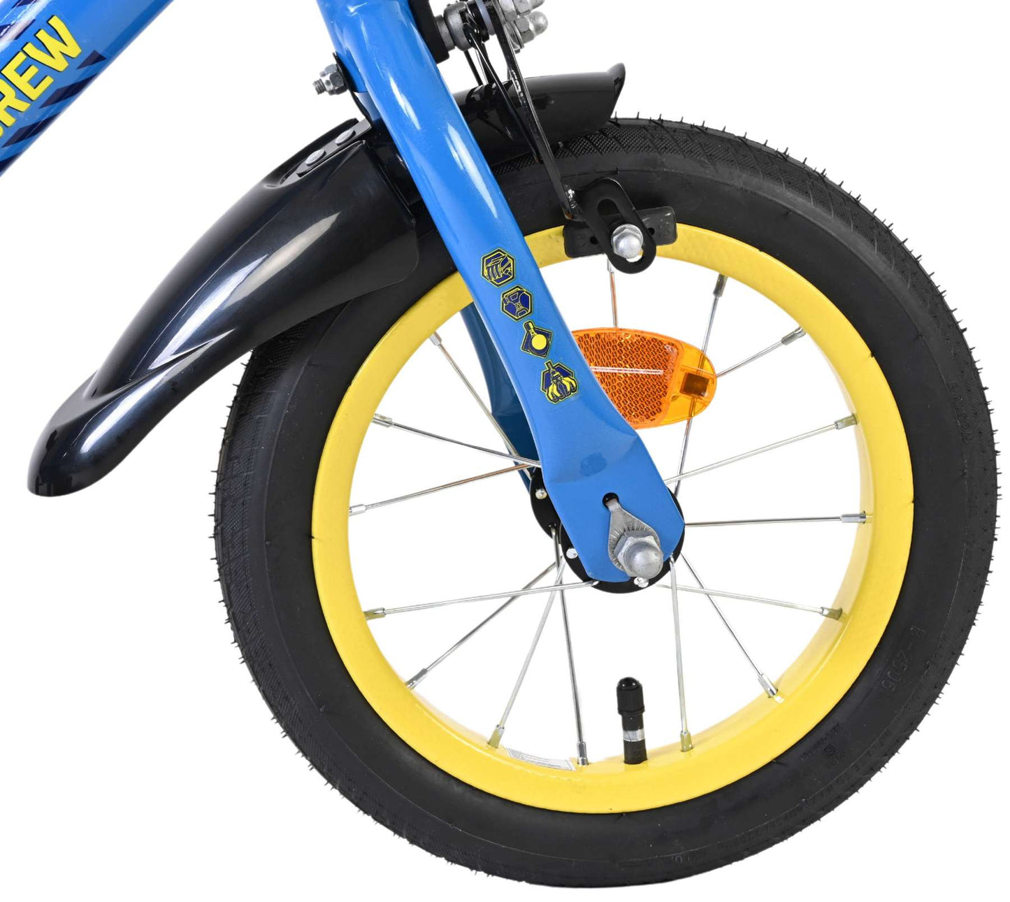 Rubble Crew - Bicicleta para niños - Chicos - 12 pulgadas - Azul