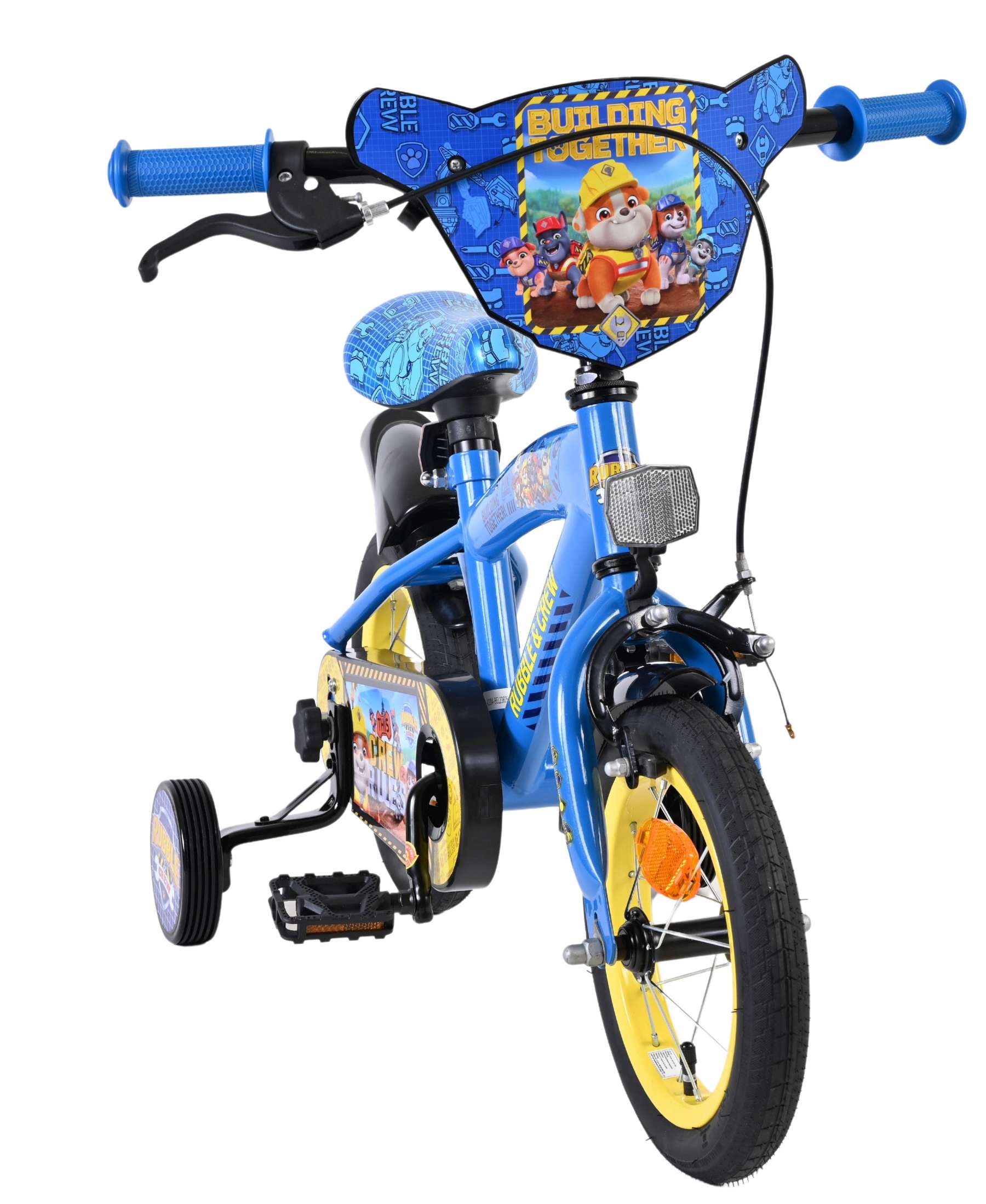 Rubble Crew - Bicicletta per bambini - Ragazzi - 12 pollici - Blu