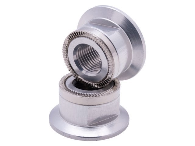 Buje trasero ffwd vía trasera m10 aluminio con anillo de acero